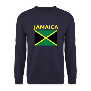 jamaica - Sweat-shirt Unisexe - marine - Devant - Alina (178cm) & Michal (187cm)