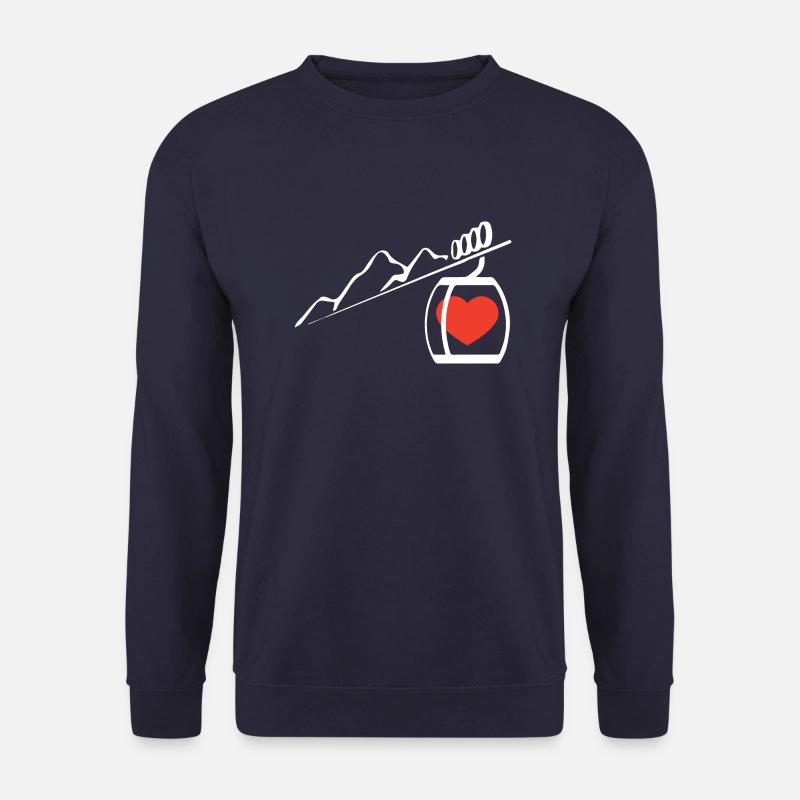 Skifahren - Unisex Pullover - Navy