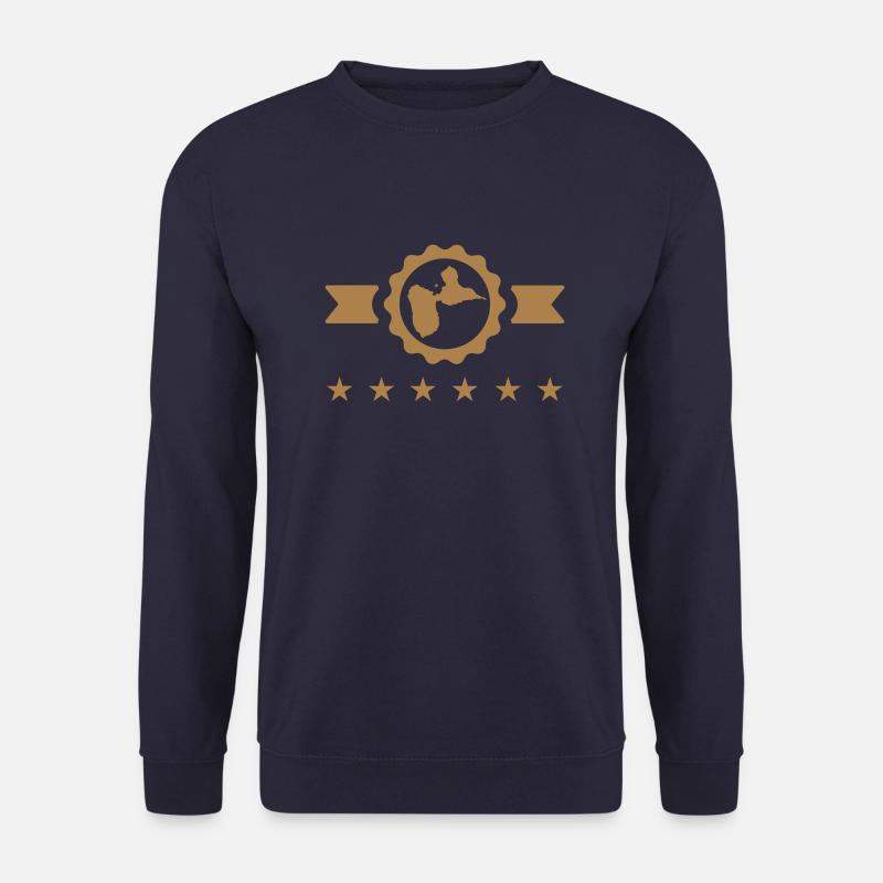 Guadeloupe / 971 / Meer / Frankreich - Unisex Pullover - Navy