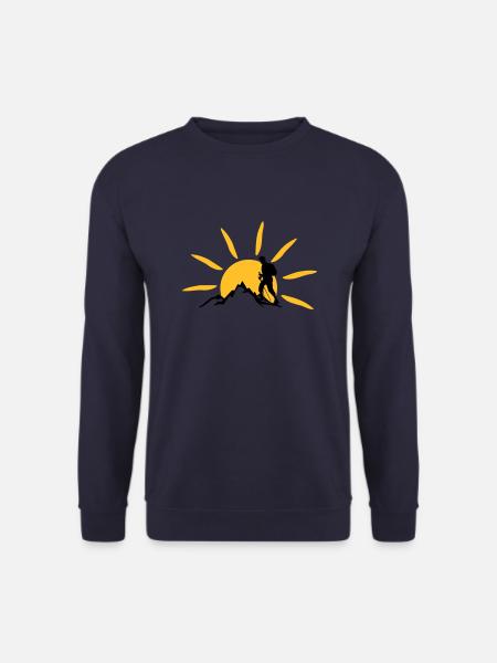 Freizeit - Berge Wanderer - Unisex Pullover - Navy
