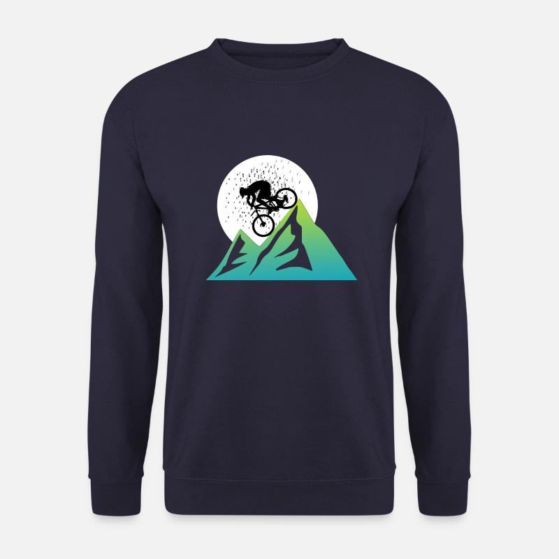 VTT biker vtt - Sweat-shirt Unisexe - marine