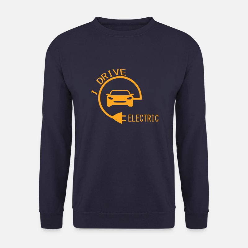 Electric Car Emobility - Unisex Pullover - Navy