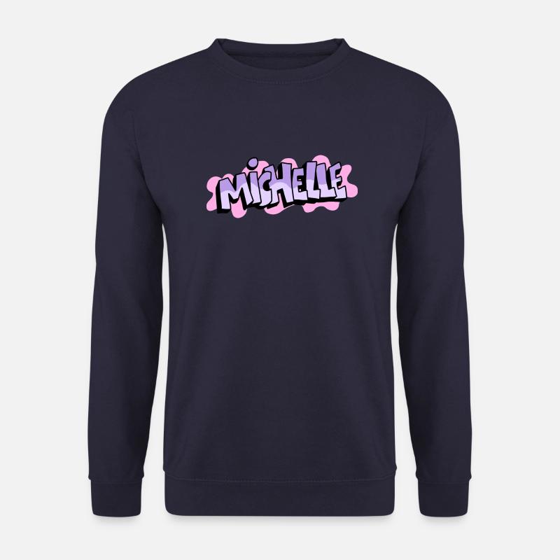 Grafitti Name Michelle - Unisex Pullover - Navy