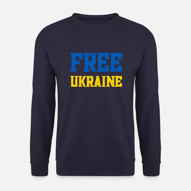 Free Ukraine - Unisex Pullover - Navy