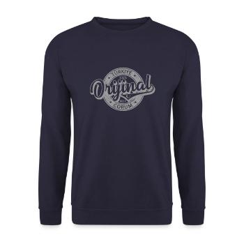 Çorum - Unisex Pullover - Navy - Vorne - Alina (178cm) & Michal (187cm)