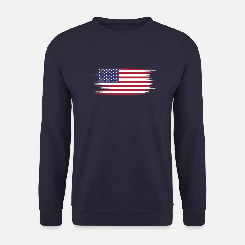 IMT - Amerikanische Flagge - Unisex Pullover - Navy