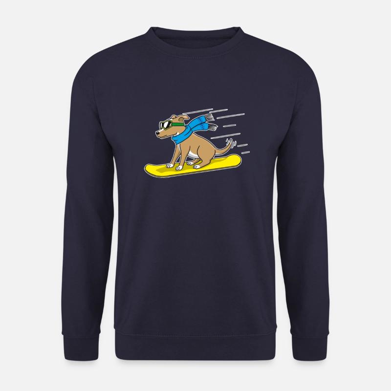Snowboard Hund - Unisex Pullover - Navy