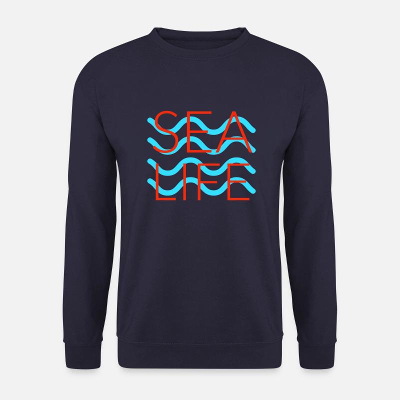 Leben im Meer - Unisex Pullover - Navy