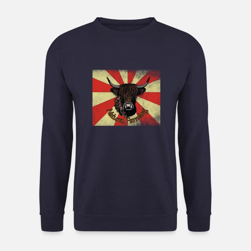 Natural Farming - Unisex Pullover - Navy