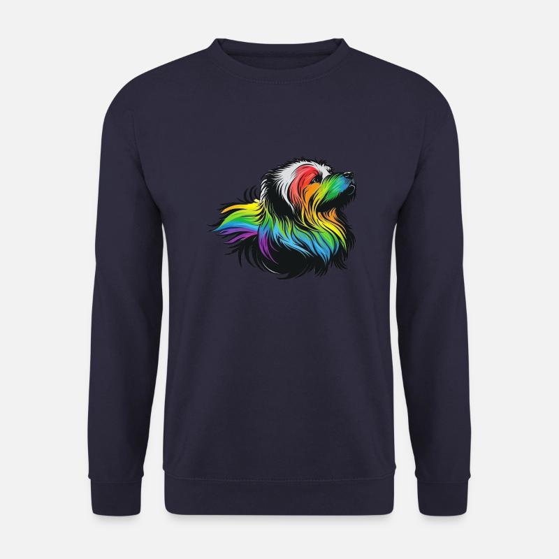 Stolzer Regenbogenhund - Unisex Pullover - Navy