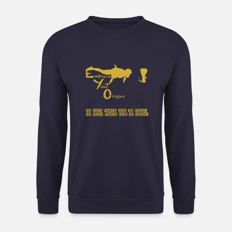 Nimm deine Herkunft an - Unisex Pullover - Navy