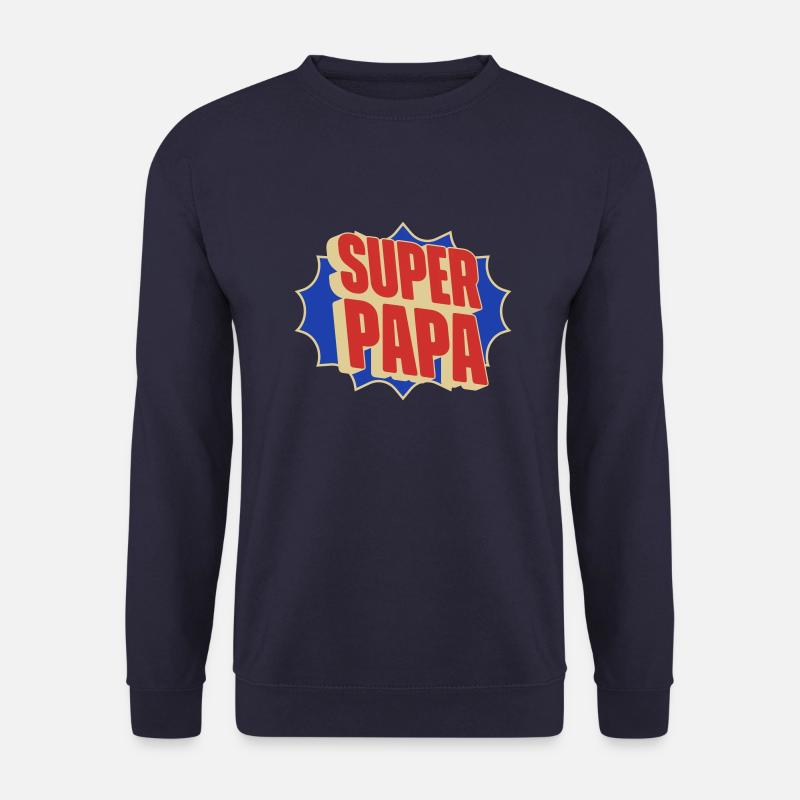 Super Papa - Unisex Pullover - Navy