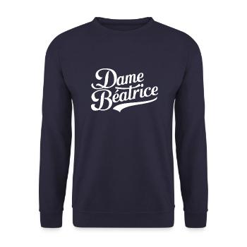 Dame Béatrice - Sweat-shirt Unisexe - marine - Devant - Alina (178cm) & Michal (187cm)