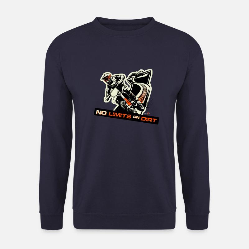 No Limits on Dirt - Unisex Sweatshirt - navy