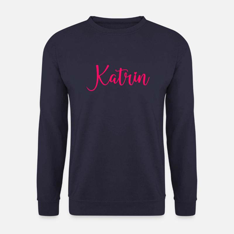 katrin name - Unisex Pullover - Navy