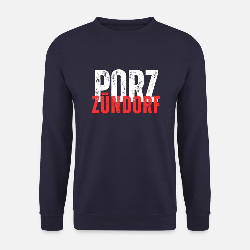 Zündorf weiß rot - Unisex Pullover - Navy