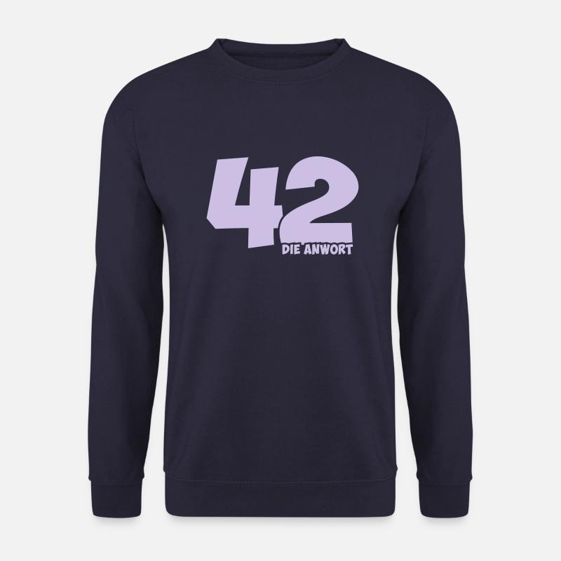 42 Die Anwort - Unisex Pullover - Navy