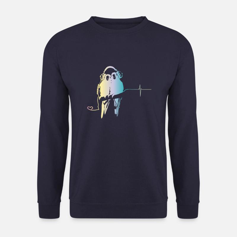 music parrots - Unisex Pullover - Navy