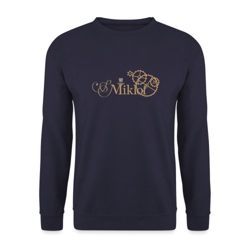 miklof logo gold outlined 3000px - Unisex Sweatshirt