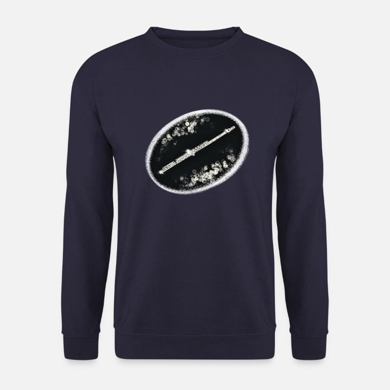 Querflöte sw - Unisex Pullover - Navy
