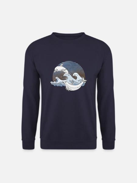 Dauphins - Sweat-shirt Unisexe - marine