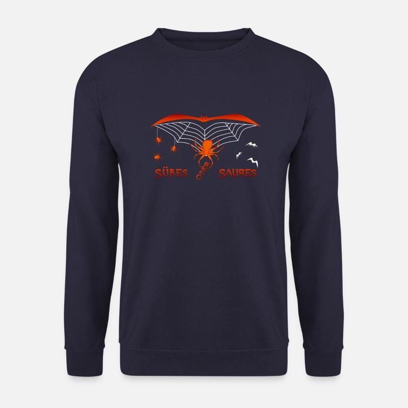 Süßes oder Saures Halloween - Unisex Pullover - Navy