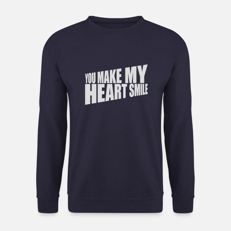 make my heart smile - Unisex Sweatshirt - navy