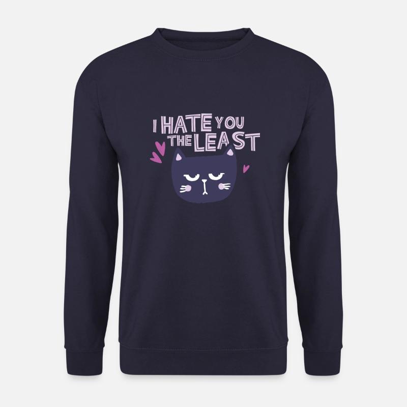 Ich hasse dich am wenigsten - Unisex Pullover - Navy