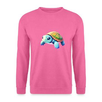 Schildkröte - Unisex Pullover - Pink - Vorne