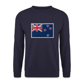 New Zealand Aotearoa Kiwi 24 - Unisex Sweatshirt - navy - Front - Alina (178cm) & Michal (187cm)