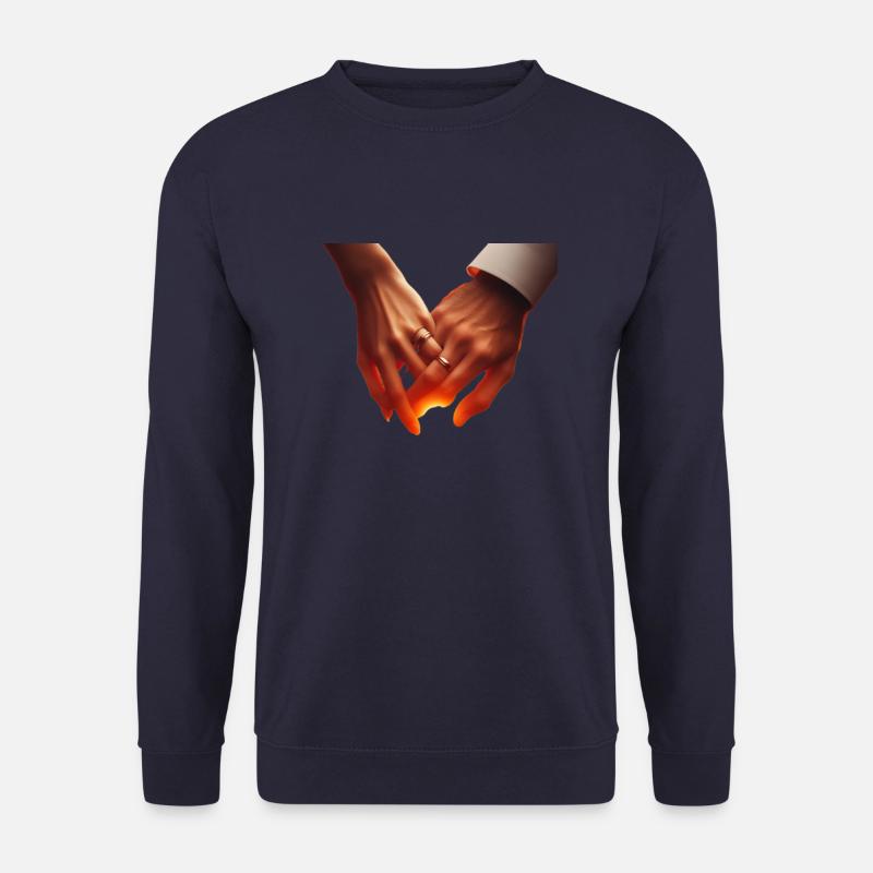Händchen halten - Unisex Pullover - Navy