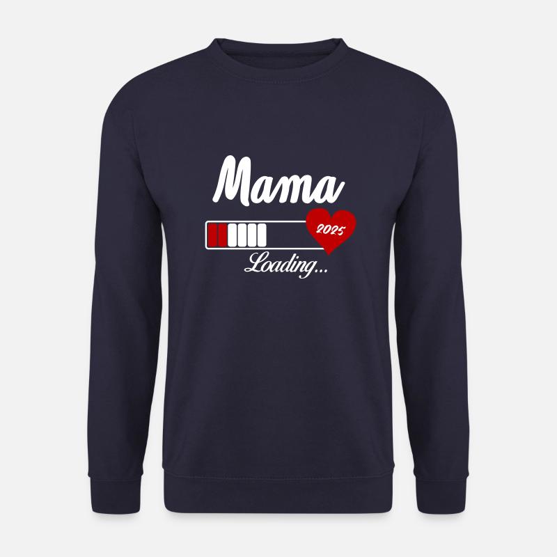 mama loading 2025 - Unisex Pullover - Navy