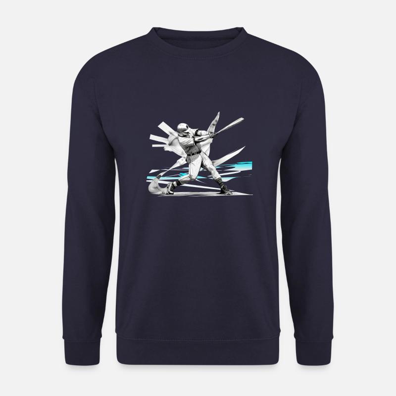 Baseballspieler, baseball - Unisex Pullover - Navy