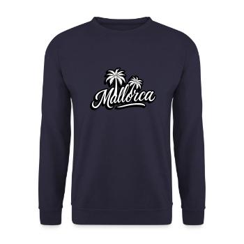 Palmiers de Majorque - Sweat-shirt Unisexe - marine - Devant - Alina (178cm) & Michal (187cm)