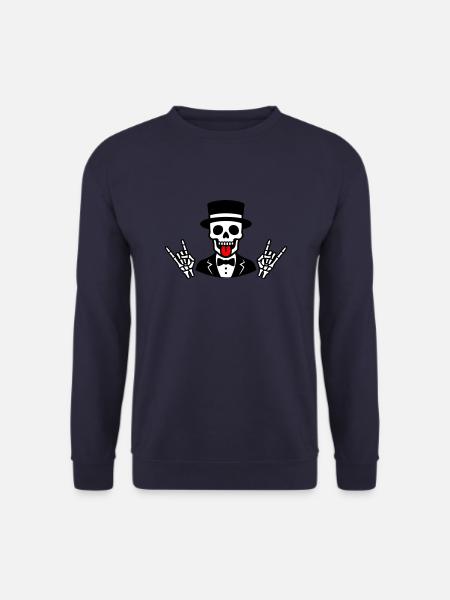 Groom Skeleton - Unisex Sweatshirt - navy