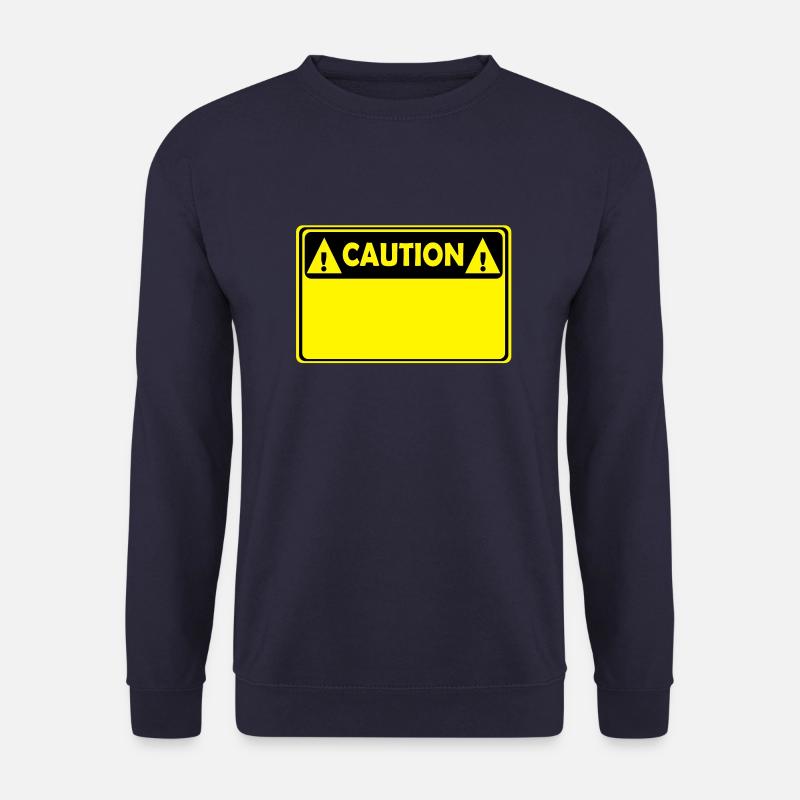 CAUTION - Unisex Pullover - Navy