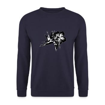 Tapa Blanc - Sweat-shirt Unisexe - marine - Devant - Alina (178cm) & Michal (187cm)