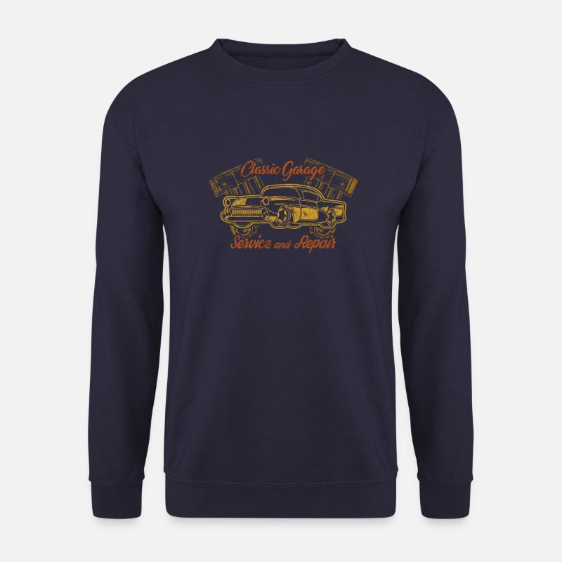 classic garage - Unisex Pullover - Navy