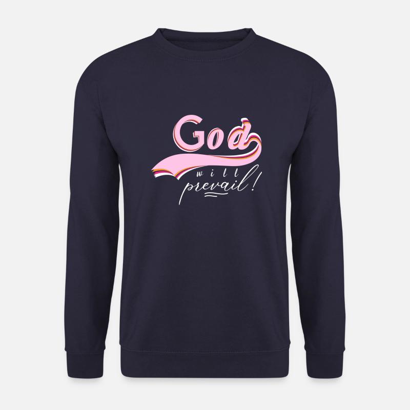 God will prevail - Unisex Sweatshirt - navy