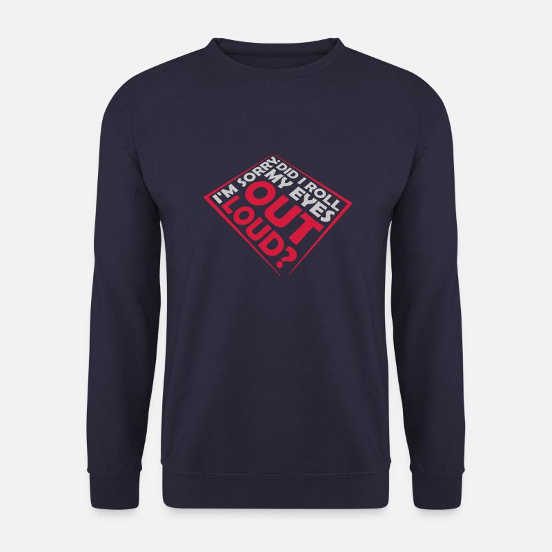 Roll My Eyes Out - Unisex Pullover - Navy