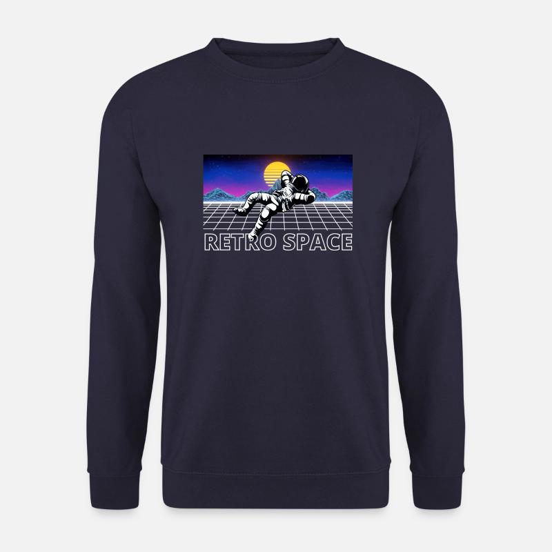 Retro Space Design - Unisex Sweatshirt - navy
