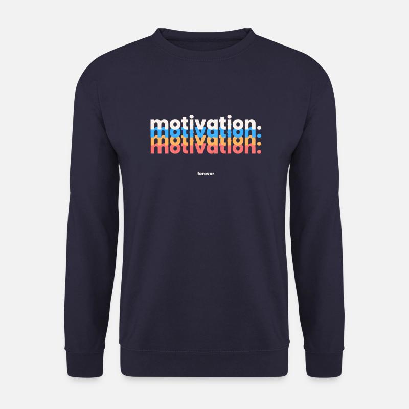 MOTIVATION. - Unisex Pullover - Navy