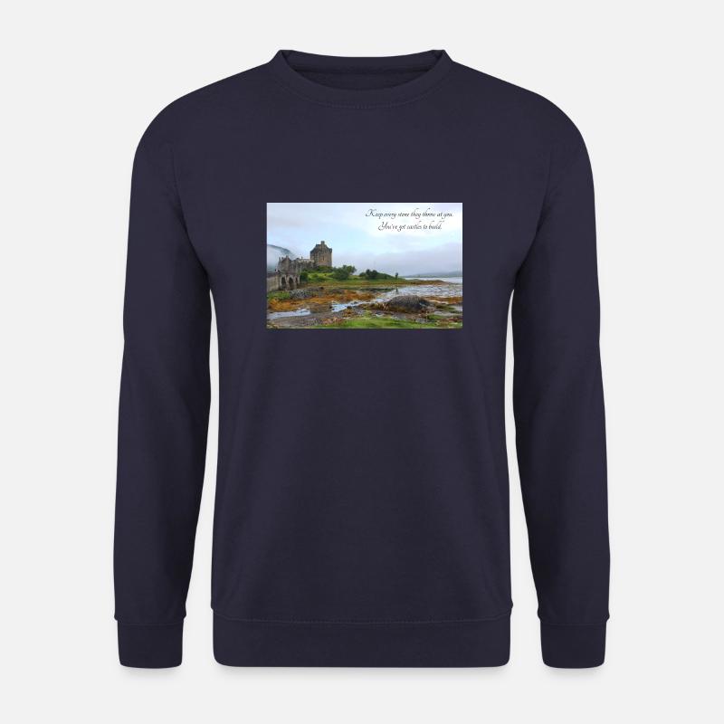 Château Eilean Donan - Sweat-shirt Unisexe - marine