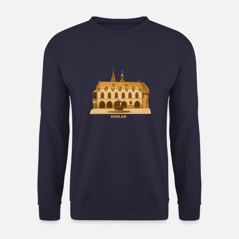 Goslar Rathaus Harz Niedersachsen - Unisex Pullover - Navy