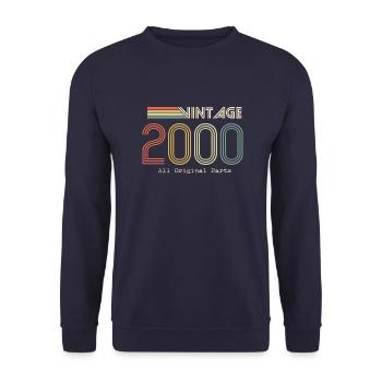 Épique et Légendaire né en 2000 : 24e anniversaire - Sweat-shirt Unisexe - marine - Devant - Alina (178cm) & Michal (187cm)