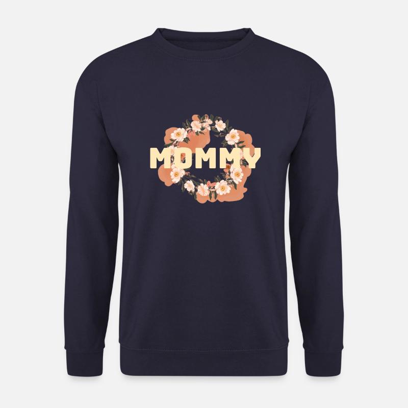 Mutterliebe im Blütenmeer - Unisex Pullover - Navy