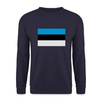 Estonia - Unisex Sweatshirt - navy - Front - Alina (178cm) & Michal (187cm)