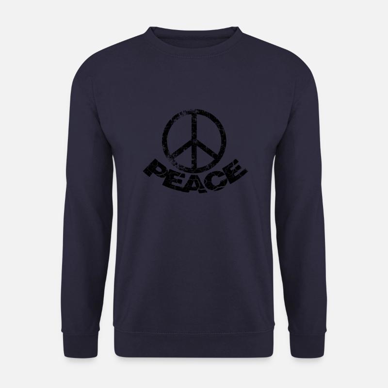 Peace - Unisex Pullover - Navy