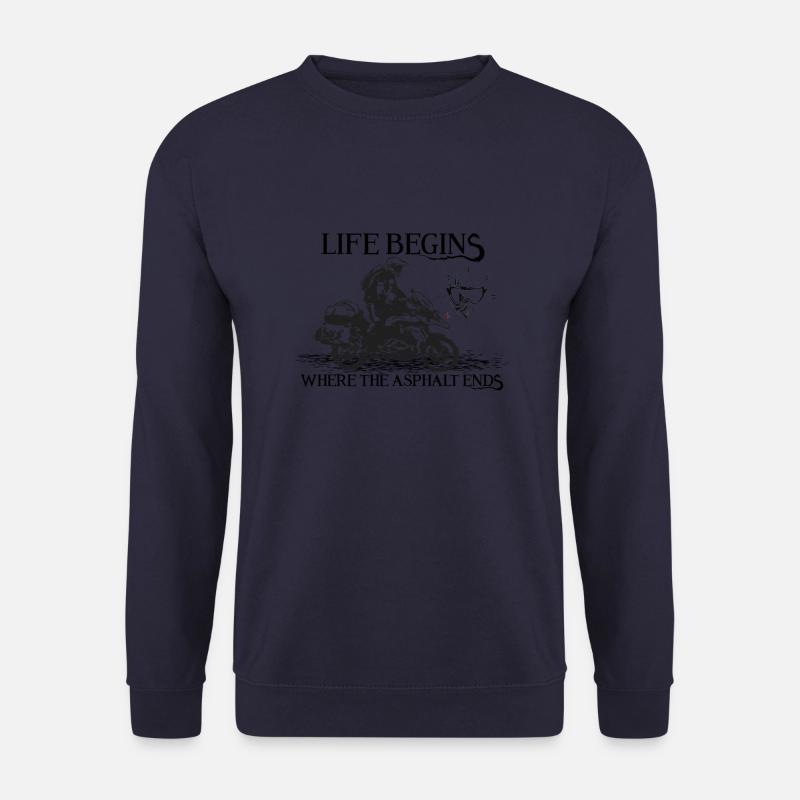 Life starts GS 2 - Unisex Pullover - Navy