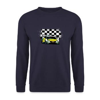 Racecar - Unisex Pullover - Navy - Vorne - Alina (178cm) & Michal (187cm)